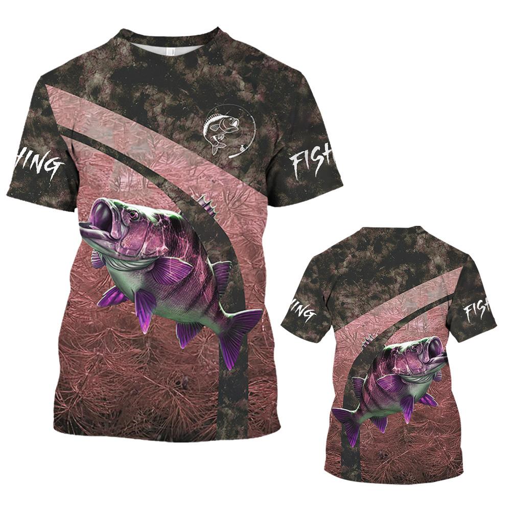 ETST 03 Vis T-shirt voor heren Vis grafisch T-shirt 3D print Korte mouwen T-shirts Casual T-shirt Oversized Herenkleding Tops Zomer 2024 Nieuw 6XL