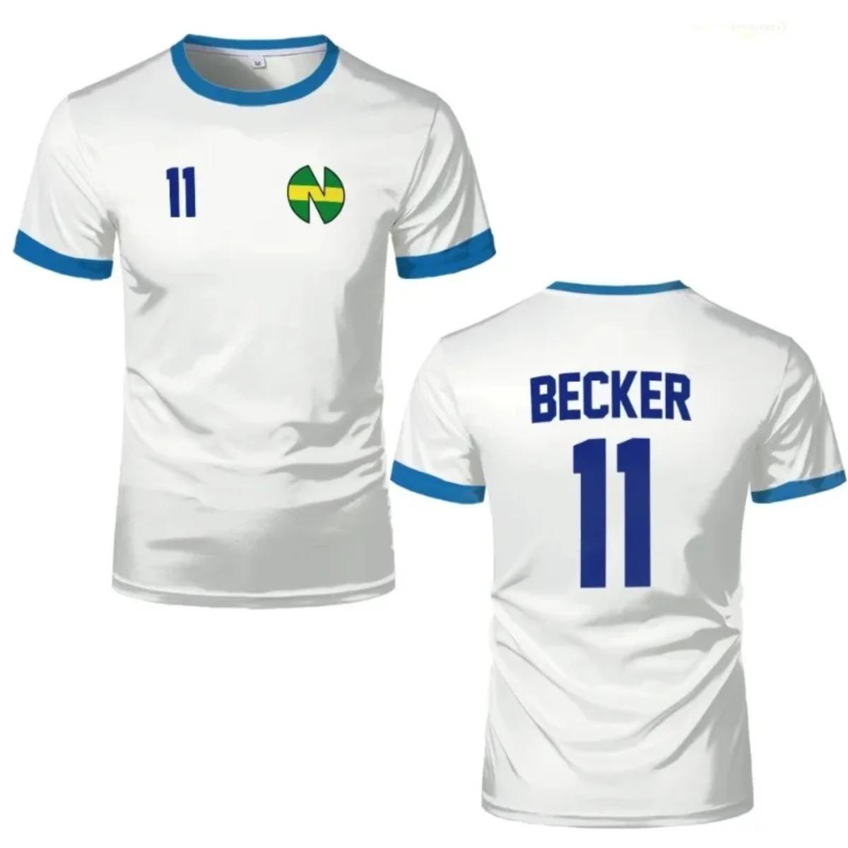 Laoxu Tsubasa School Nansei Olive en Benji Captain Animated Jersey Heren 3D Print T-shirt Harajuku Streetwear Unisex Kleding M