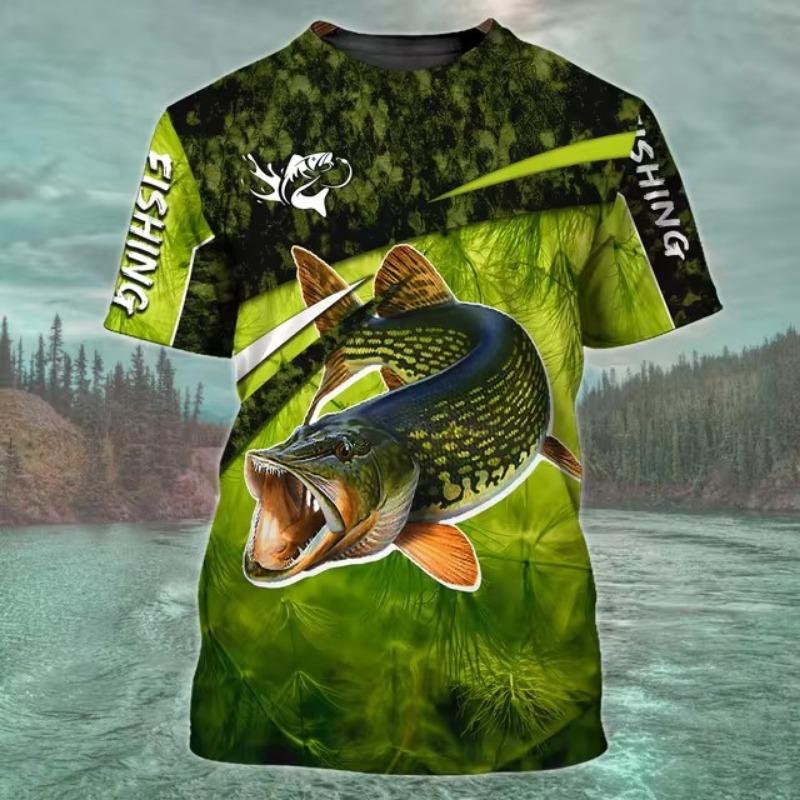Forever Men Vis Grappig Bedrukt T-shirt Heren Mode Casual Korte Mouwen Zomer Ademend T-shirt Verschillende Vis BrothersTee 6XL