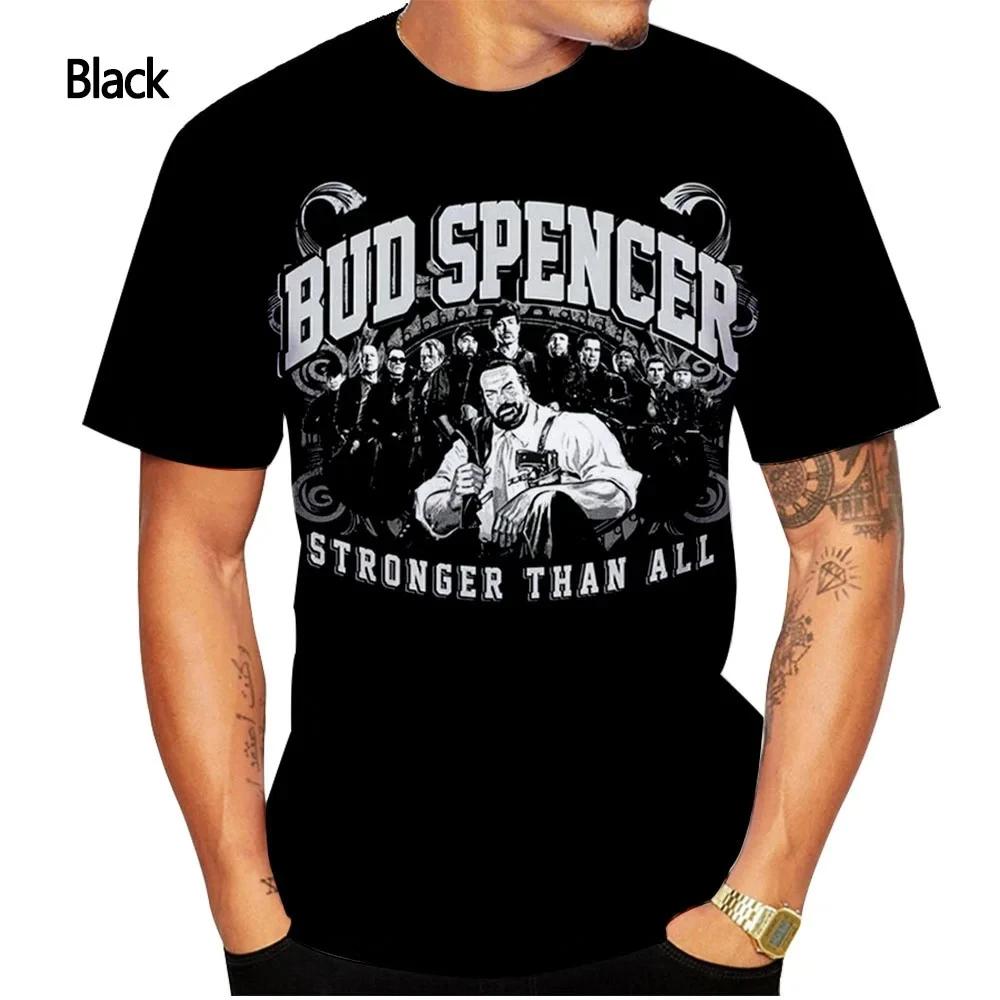 ETST 006 Bud Spencer Terence Hill 3D Print Man/Vrouwen Mode O-hals T-shirts Korte Mouw Man Tops Zomer Oversized Unisex Kleding 6XL