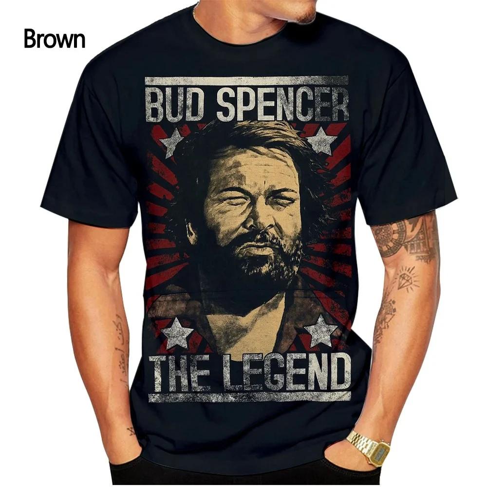ETST 006 Bud Spencer Terence Hill 3D Print Man/Vrouwen Mode O-hals T-shirts Korte Mouw Man Tops Zomer Oversized Unisex Kleding XL