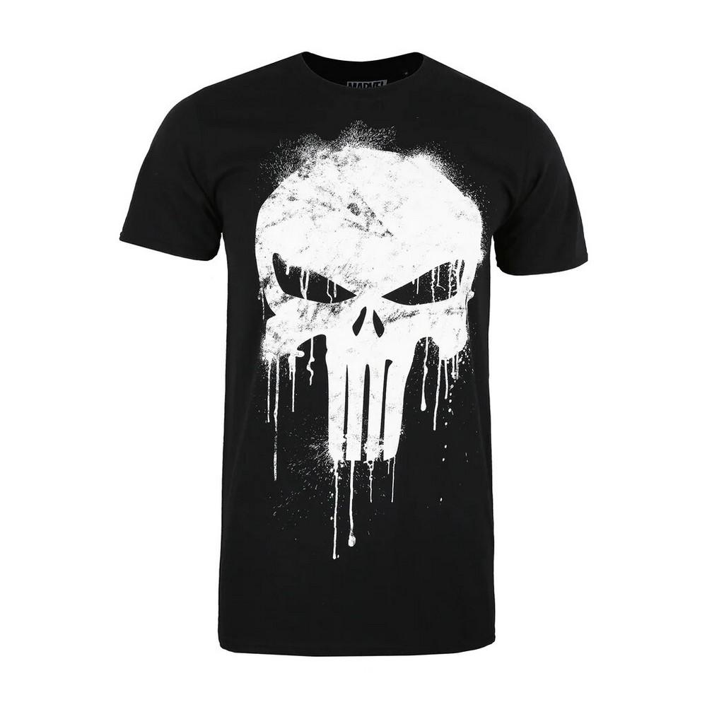 The Punisher Het Punisher heren schedel T-shirt XL zwart
