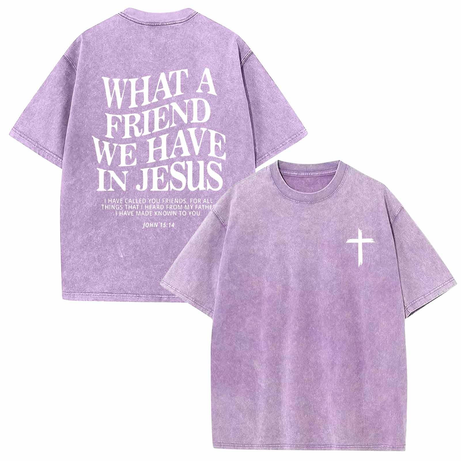 Durable Heren Zomer Effen Kleur Gewassen Distressed Drop Shoulder T-Shirt Heren Casual Mode T-Shirt M paars