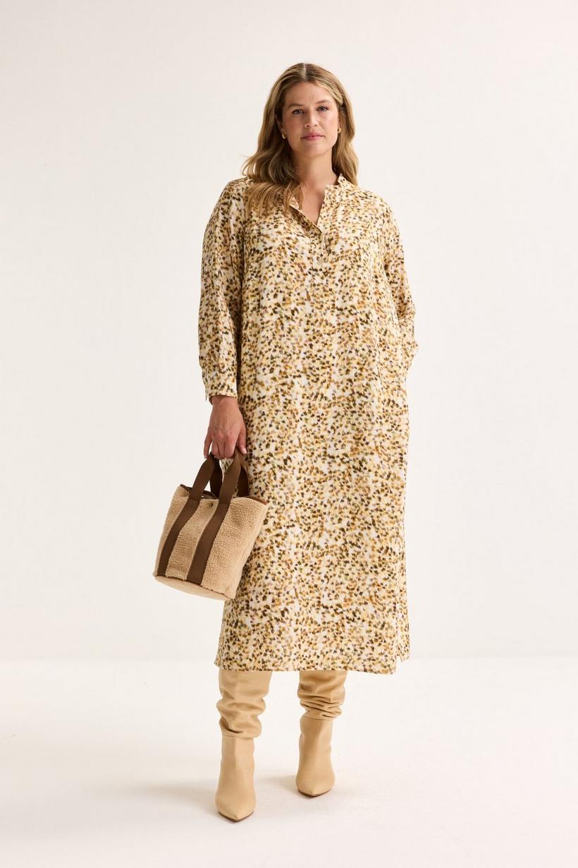 Mayerline Loose Fit Midi-jurk Met Abstracte Print