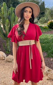 The Musthaves Florence Jurk Bordeaux 2.0