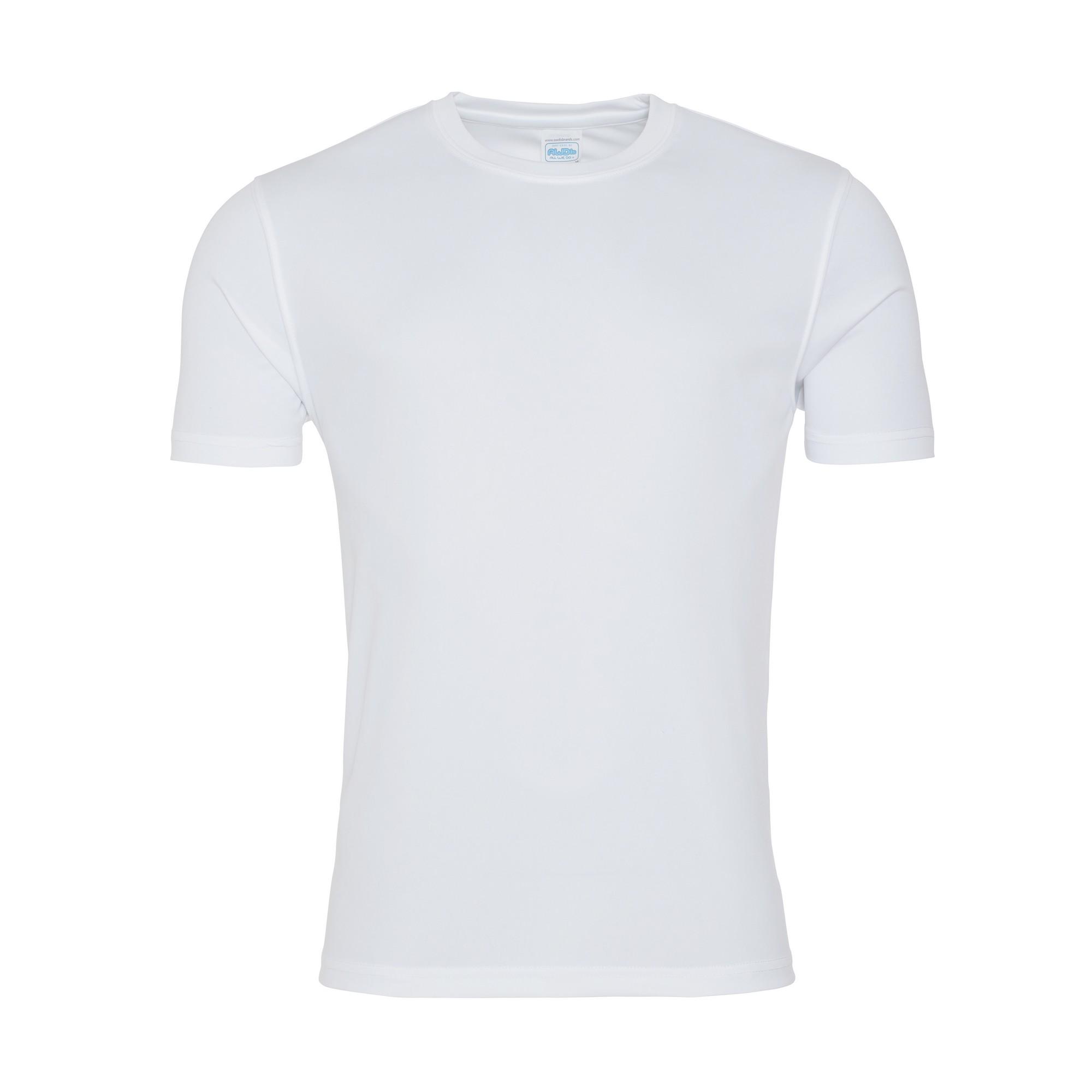 Awdis Just Cool Heren glad T-shirt met korte mouwen 2XL wit