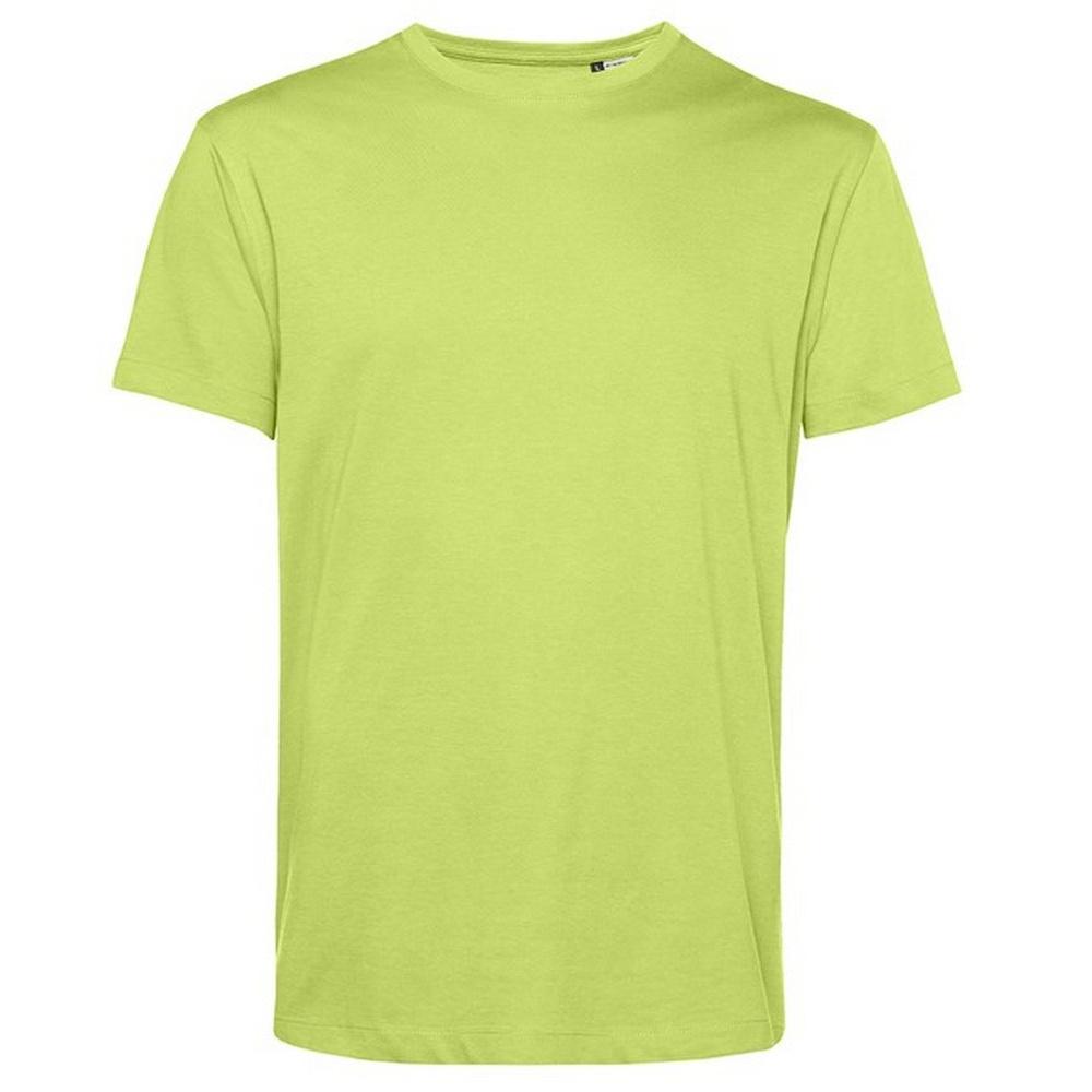 B&C Heren E150 T-shirt XXL limoengroene kleur