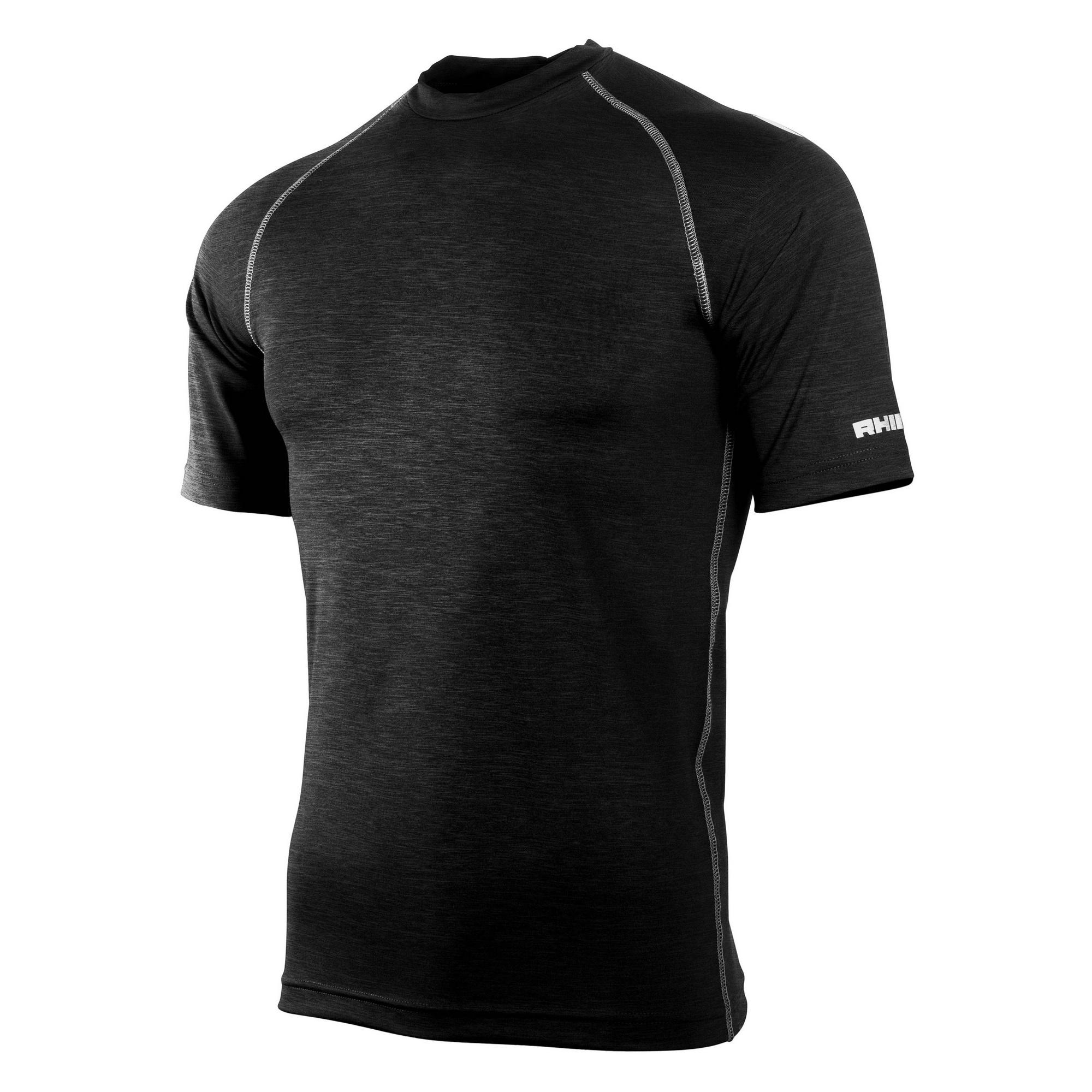 Rhino Heren sportbasislaag T-shirt met korte mouwen SM