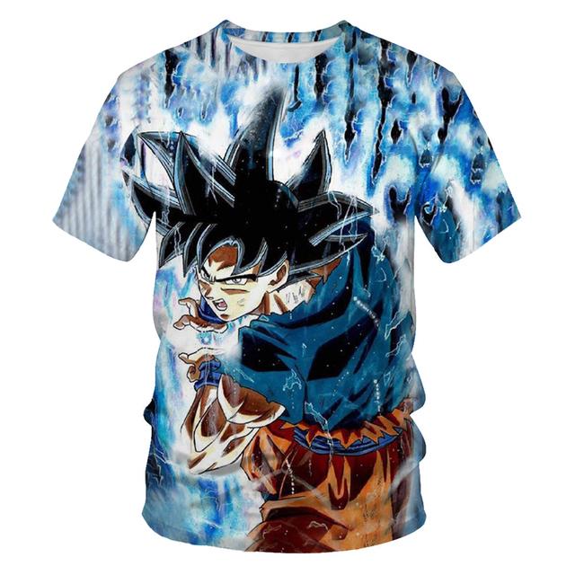 Baibao QIQI Zomer Mode Nieuwe Super Lichtgevende 3D Afdrukken Patroon Heren Jongens Korte Mouw Trend Casual T-shirt Kleding XXS-6XL XL