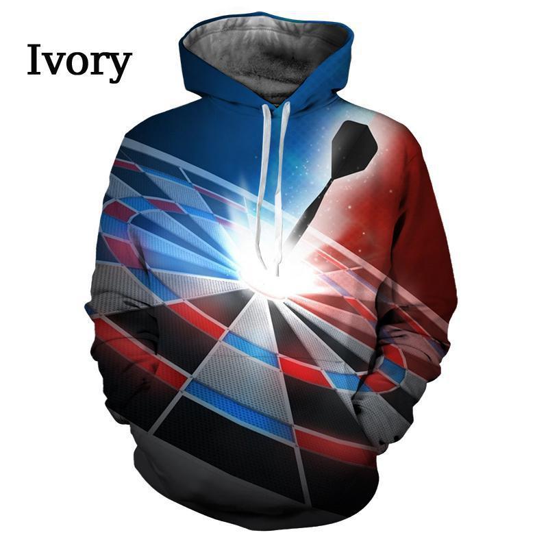 ETST WENDY 005 3D-printen Targeting Top Darts Game Top Herenmode Trend Persoonlijkheid Casual Sport Hoodie Pullover 6XL
