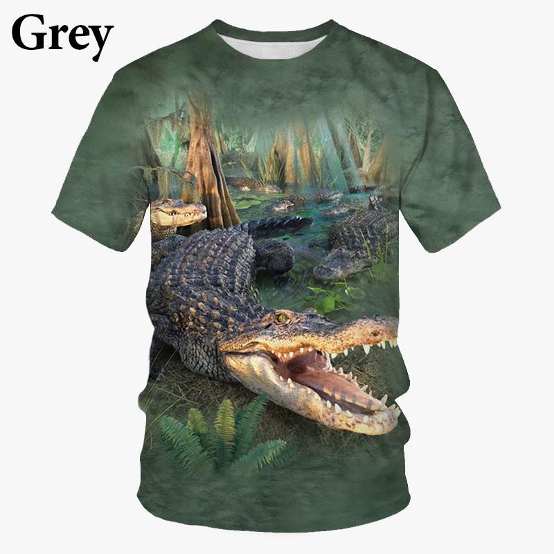 Kukebang Mode Persoonlijkheid 3D Printing Heren T-shirt Casual Grappige Ronde Hals Top Korte Mouw T-shirt 6XL