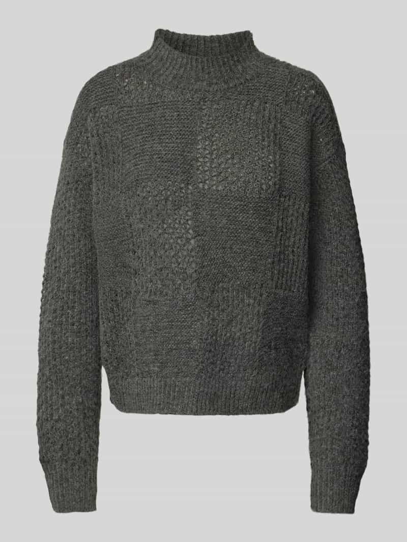 Vero Moda Gebreide trui VMMOON LS HIGHNECK PULLOVER GA BF