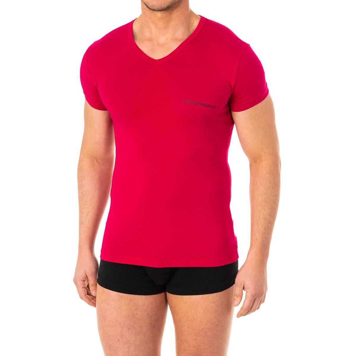 Emporio Armani Heren V-hals T-shirt met korte mouwen 110810-8P717 S
