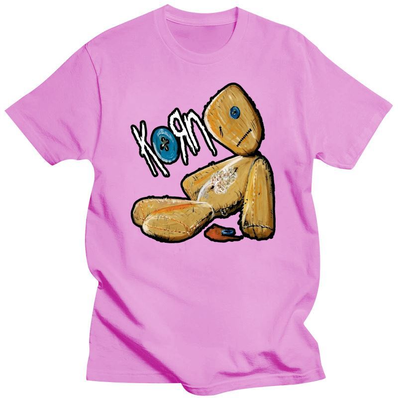 TENJINGE Trendy 2022 Korn Kwesties Rock Band Korte Lange Mouw Zwart T-shirt Mannen T-shirt Top Tee Uitverkoop Mode Zomer slank XL