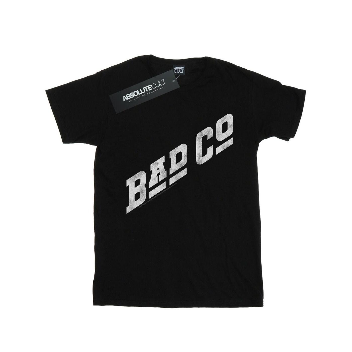 Pertemba FR - Apparel Bad Company Heren Distressed Logo T-shirt XL zwart