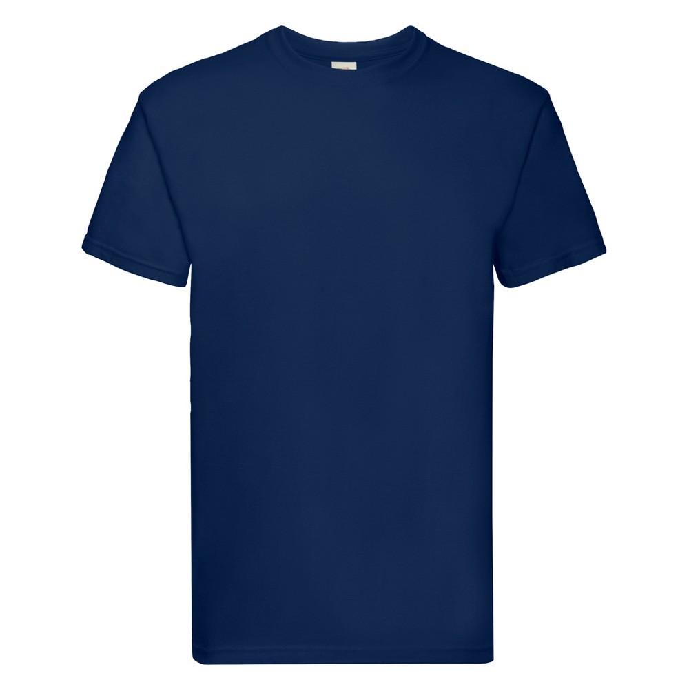 Fruit Of The Loom Super Premium T-shirt voor heren M Vloot