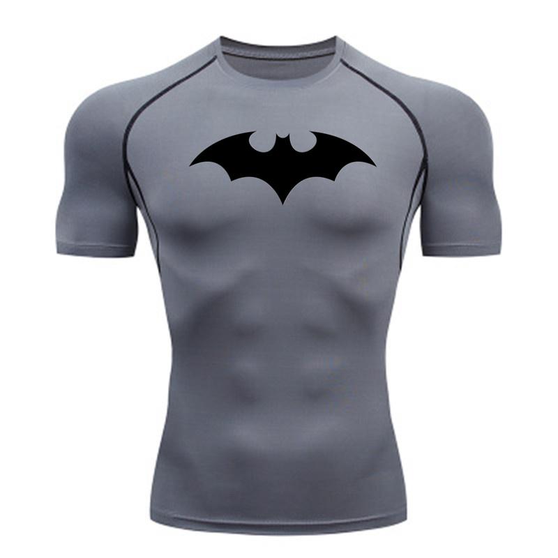 Xin nan zhuang Heren Casual T-shirt Zomer Lange Mouw Workout Bodybuilding T-shirt Fitness Top Sport Gym Top Snel drogend Strak tactisch MMA S