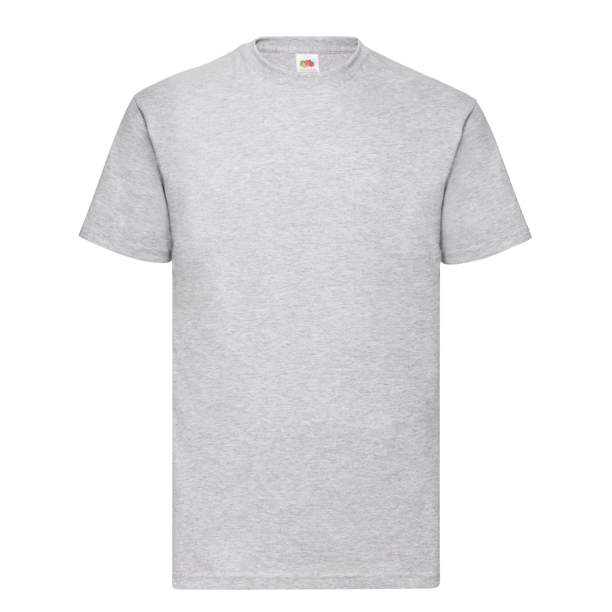 Fruit Of The Loom Mens Valueweight Heather T-Shirt S grijs