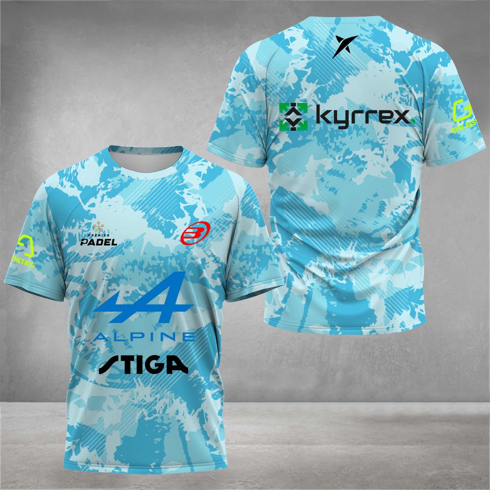Etst 003 Mode Kleurrijke Bedrukte Tennis T-shirt Heren Zomer Heren Padel Kleding Hoge Kwaliteit Outdoor Badminton Hardlopen Sport T-shirts XL