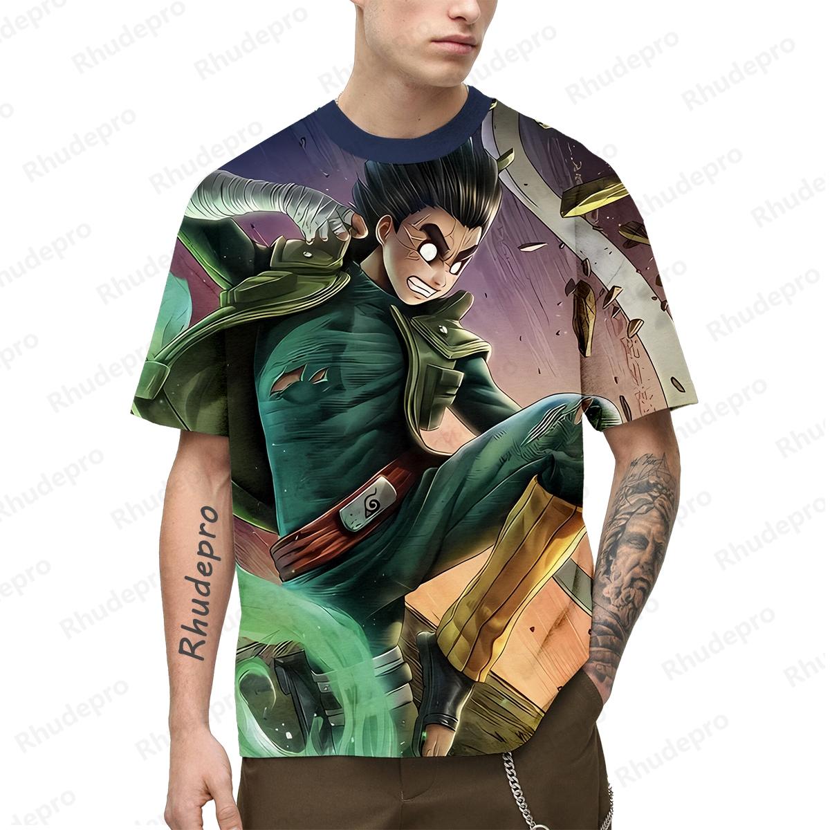 Etst 003 Y2k Kleding Heren T-shirt Harajuku Stijl Cosplay Naruto Oversized Cadeau Hoge Kwaliteit Kleding Nieuwe Shirts Kinderen Trend 3XL