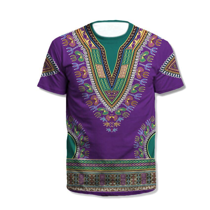 Kukebang Afrikaanse Etnische Kleding 3D Geprint Heren T-shirt Nieuwe Zomermode Grote Maat Losse Top Korte Mouw T-shirt 6XL