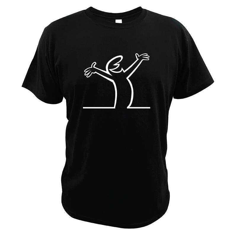 ETST0013 Great Space Coaster T-shirts La Linea TV-serie Print Streetwear Mannen Vrouwen Mode Puur Katoenen T-shirt Grappige T-shirts Tops Kleding 3XL