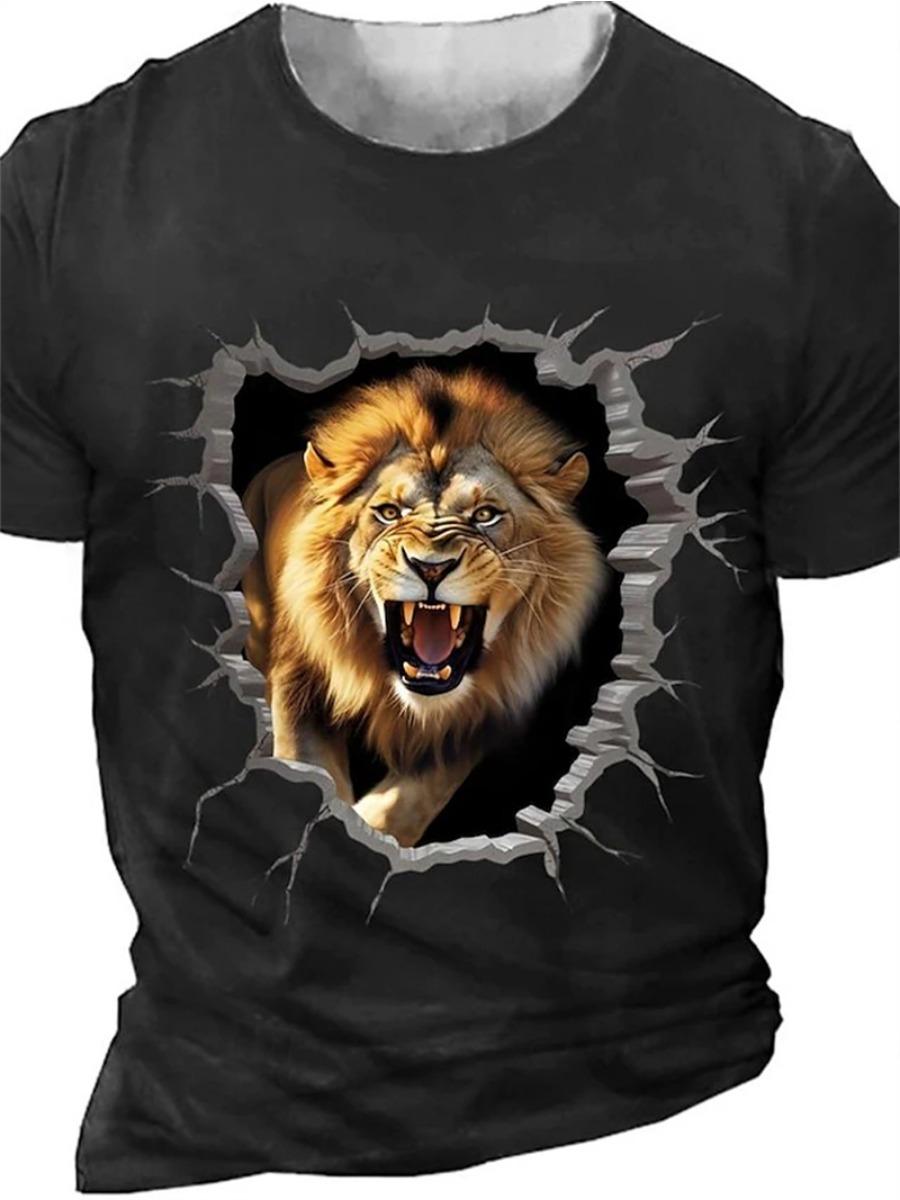 Chaokebang Nieuwe mode dieren paard 3D print T-shirt voor mannen vrouwen casual korte mouwen T-shirt kinderen streetwear grappige grafische T-shirts 6XL