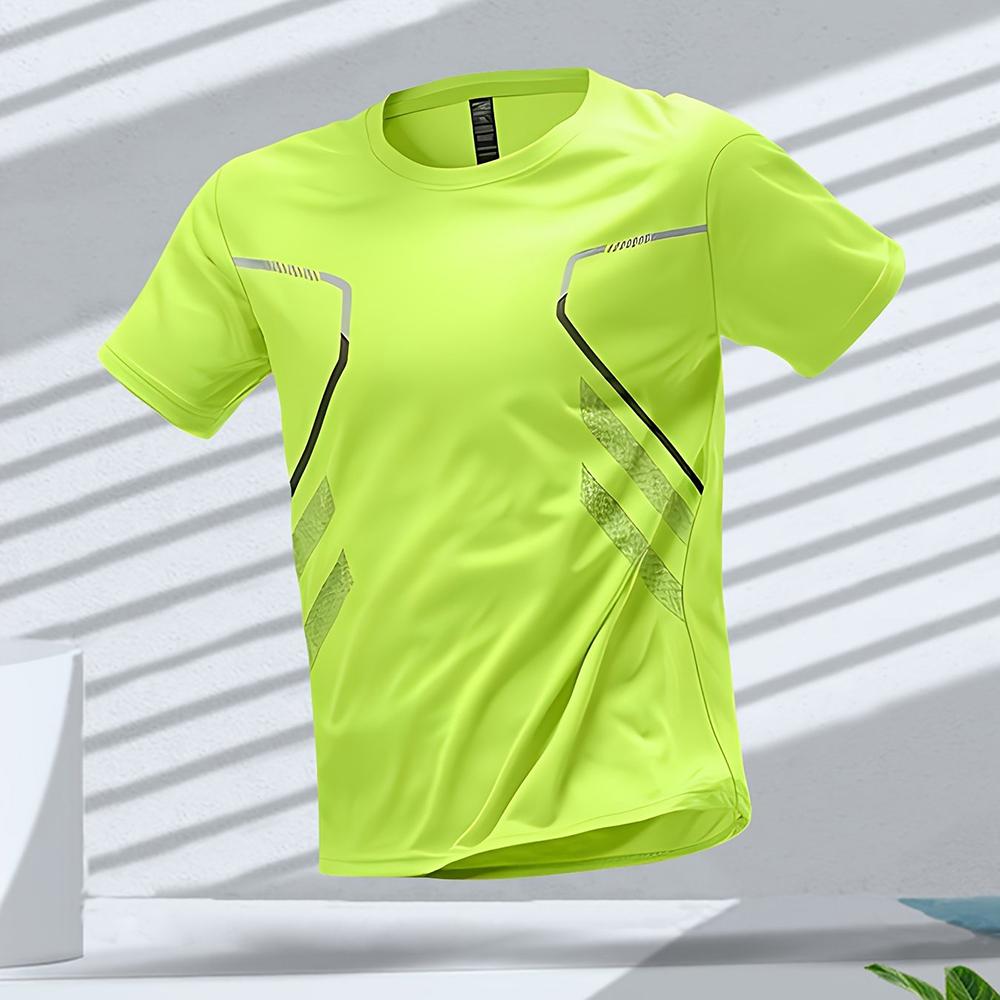 New trendy clothing 3D Geprint Heren T-shirt Sport Hardlopen Outdoor Workout Sneldrogend Ademend Korte Mouw Ronde Hals Tees Zomer Losse Tops L