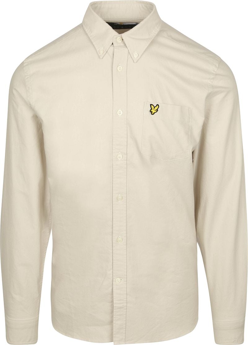 Lyle and Scott Lyle & Scott Shirt Plain Oxford Ecru
