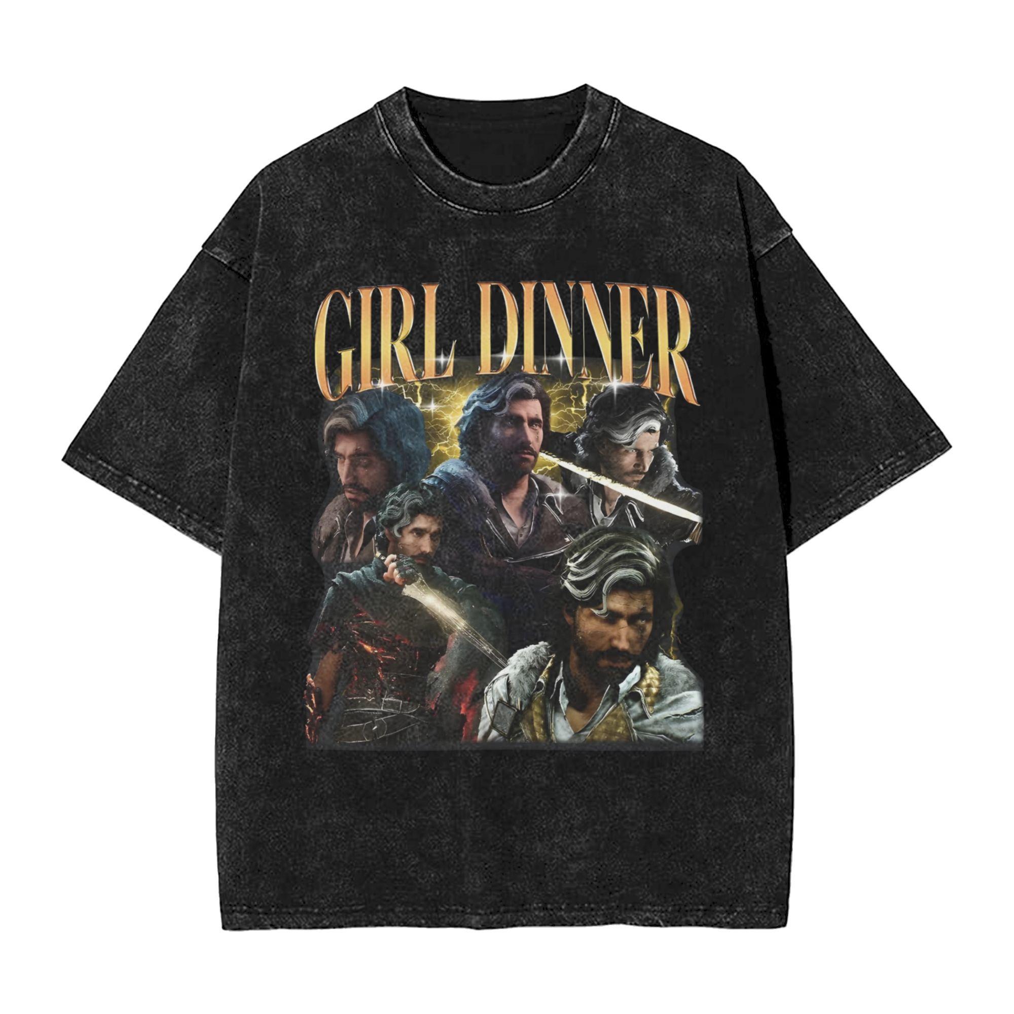 Missing Washed T-shirt NO.1 RPG Game Quotes Clair Obscur T-shirts Heren Casual Katoenen T-shirts Ronde Hals Korte Mouw T-shirts Kleding M