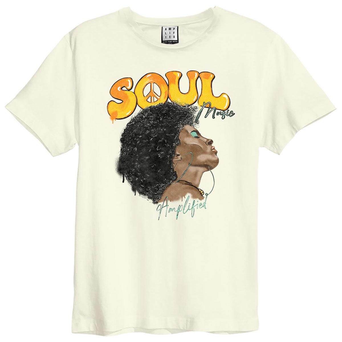 Amplified Versterkt heren soulmuziek T-shirt 3XL wit