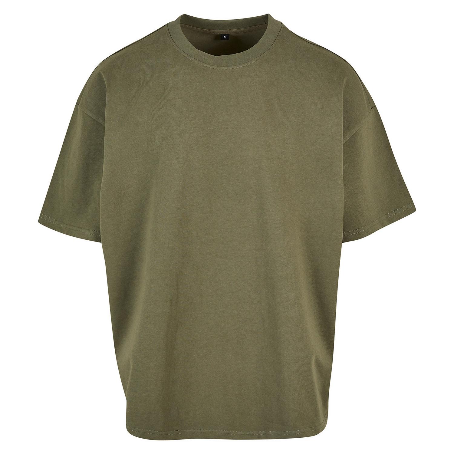 Pertemba FR - Apparel New Morning Studios Mens Jersey Cotton Oversized T-Shirt S olijf