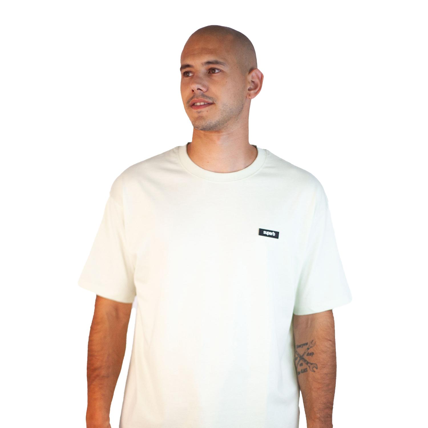 SUPERB Camiseta Oversize Manga Corta 03560 para Hombre XXL beige