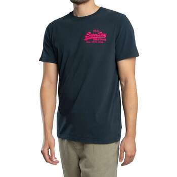 Superdry T-shirt Korte Mouw  Geborduurd ontspannen T-shirt