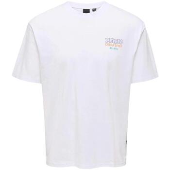 Only And Sons T-shirt Korte Mouw  -