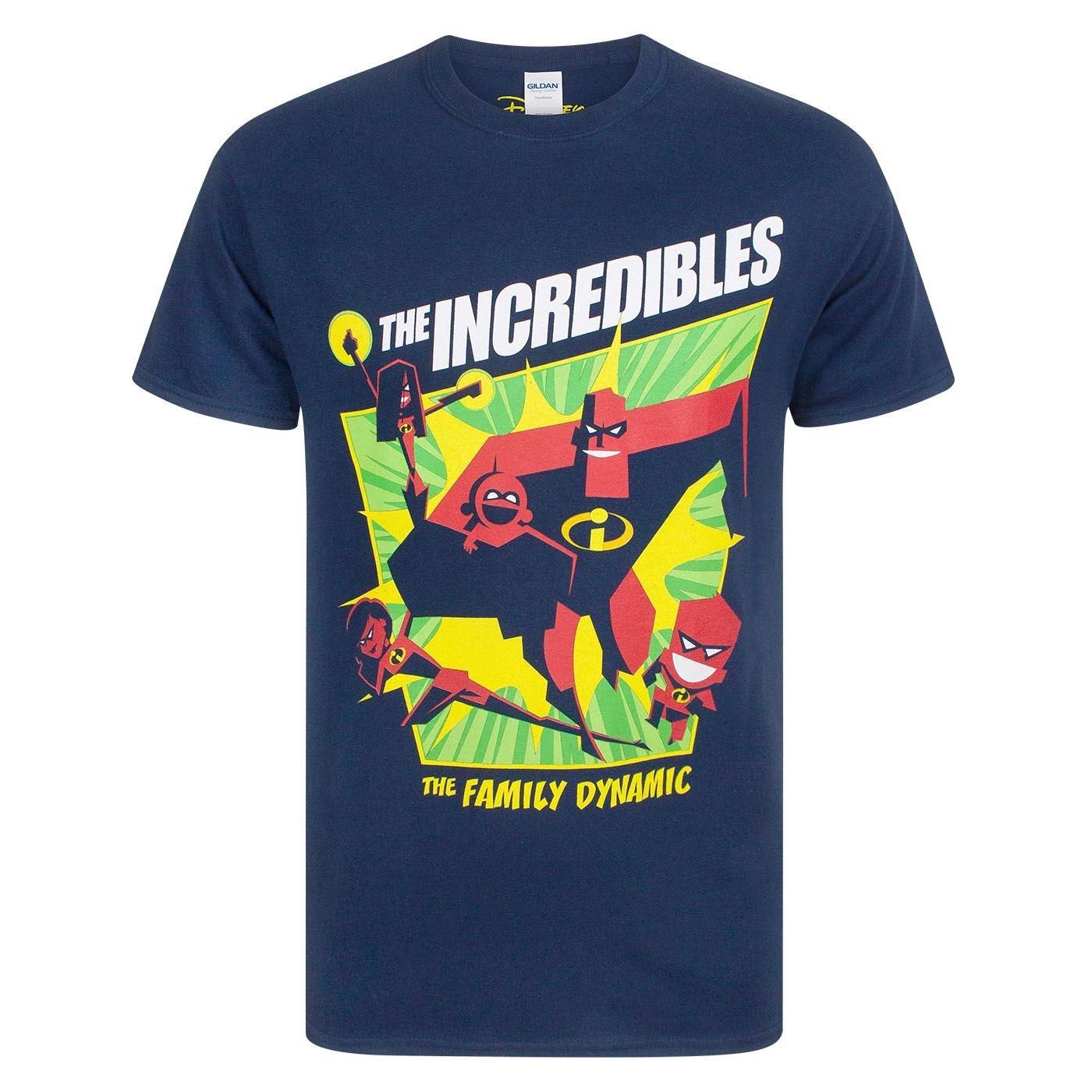 The Incredibles 2 Heren The Family Dynamic T-shirt XXXL blauw