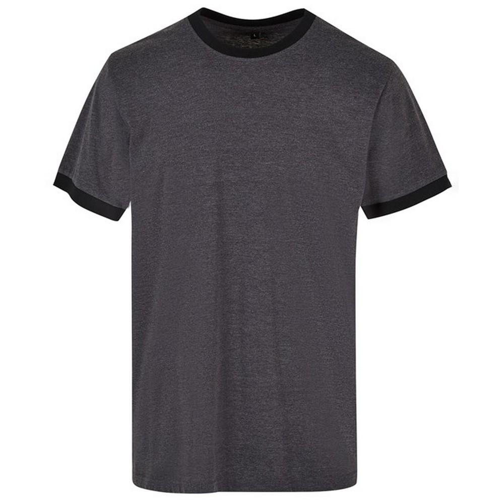 Build Your Brand Bouw uw merk heren T-shirt S zwart/houtskool
