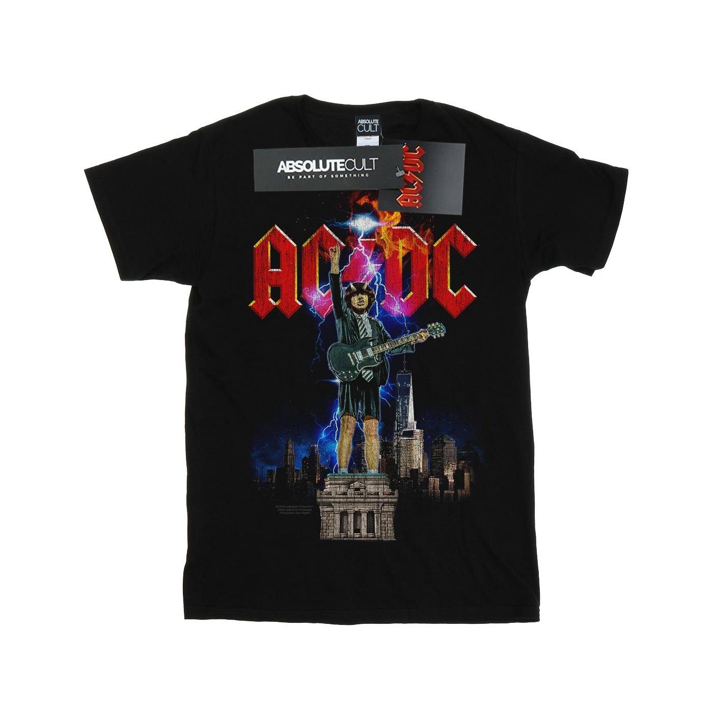 AC/DC Heren Angus NYC T-shirt S zwart