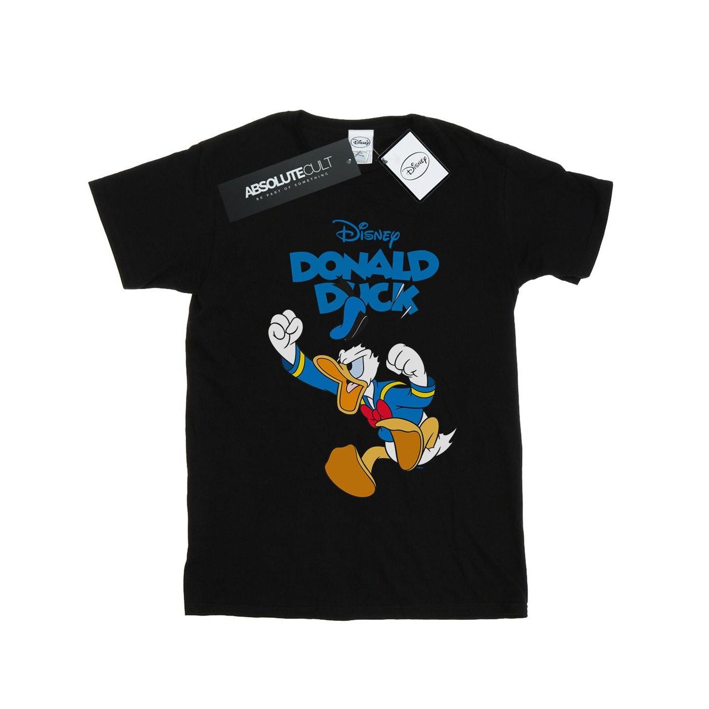Disney heren Donald Duck woedend Donald T-shirt L zwart