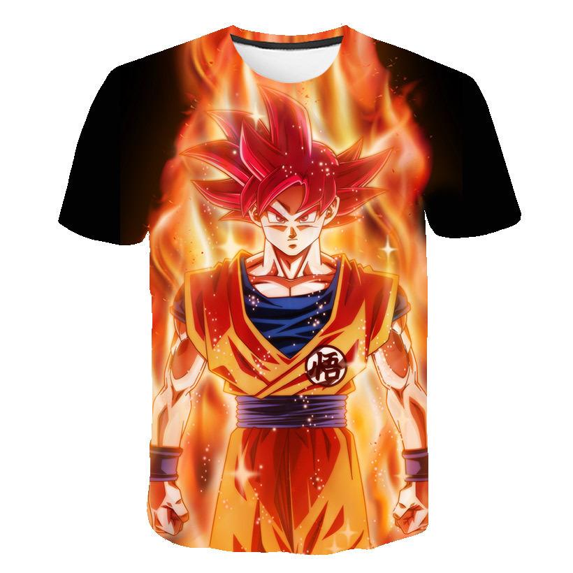 Baibao QIQI Zomer Ronde Hals T-shirt Heren Japanse Anime Draak Korte Mouw Dames Kleding Snel drogend Top XXS-6XL XL