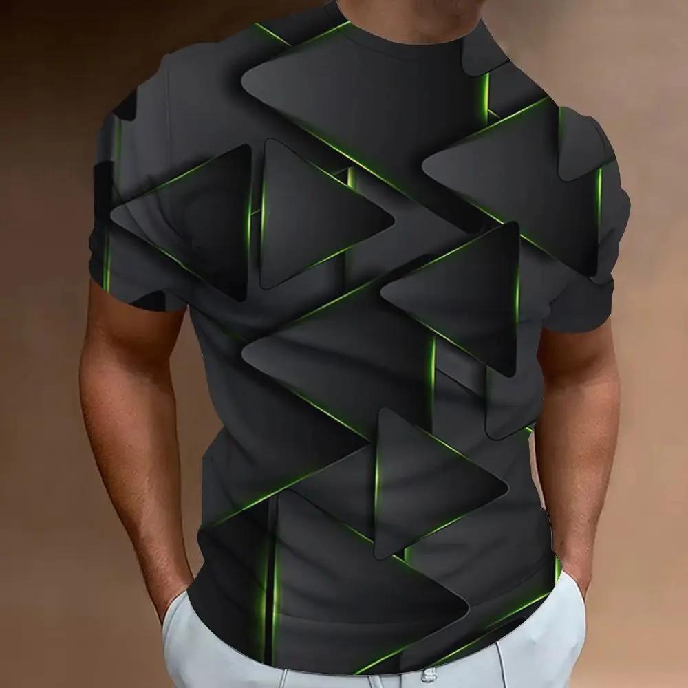 ETST WENDY 05 The Latest Men's T-Shirt 3d Printing Future Technology Sense Fashion Personality Street Daily Casual Men's Short-Sleeved Top 6XL