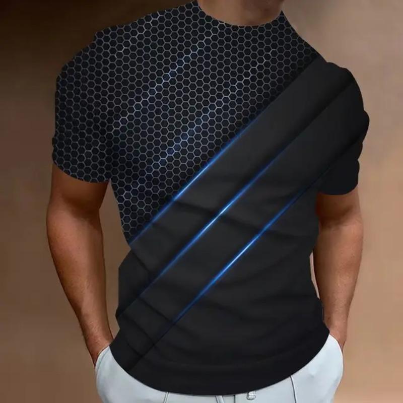 ETST WENDY 05 The Latest Men's T-Shirt 3d Printing Future Technology Sense Fashion Personality Street Daily Casual Men's Short-Sleeved Top 6XL