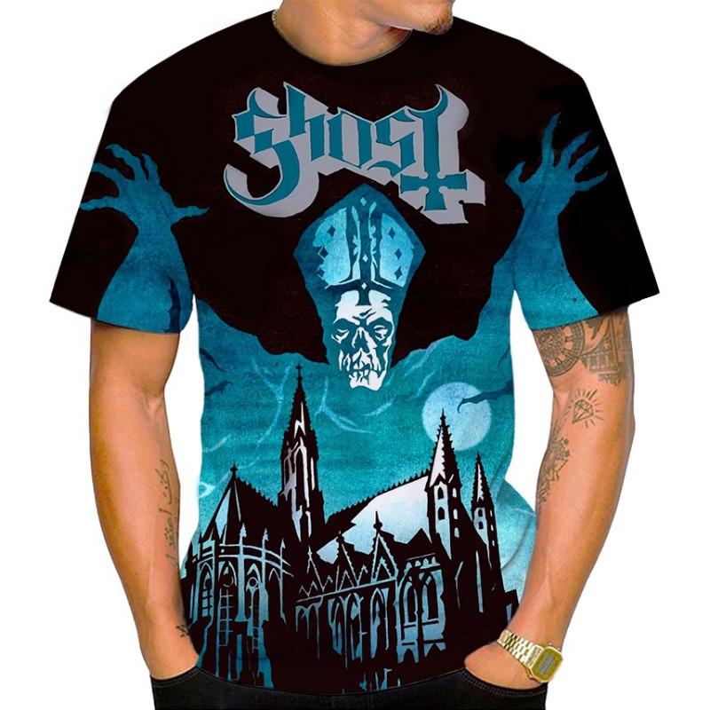 ETST WENDY 005 Ghost Band T-shirts 3D-print Heren Dames Cool Streetwear Korte Mouw Hip Hop T-shirt Oversized Harajuku Kinderen Tops Tees Kleding 5XL