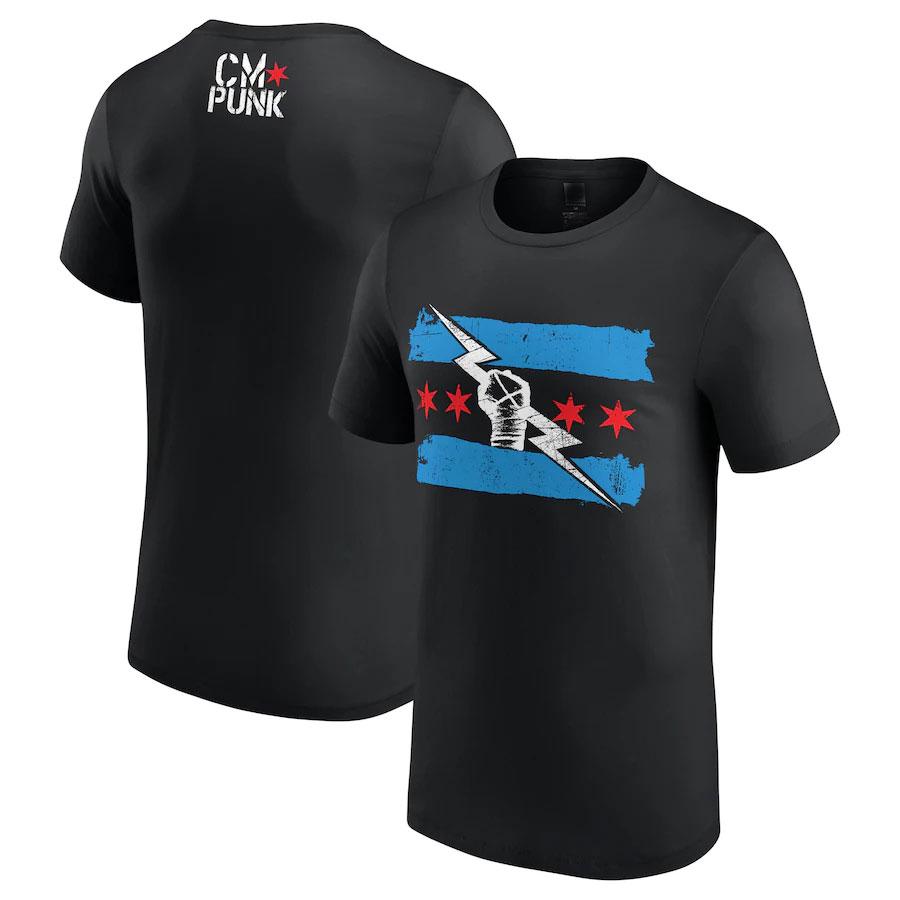 Plus Size FUGUIS 2024 Nieuwe Mode Heren CM PUNK T-shirt 3D Print Heren Dames T-shirt Zomer Korte Mouw Top Oversized Gym Kleding Stoere Man Sportkleding 3XL