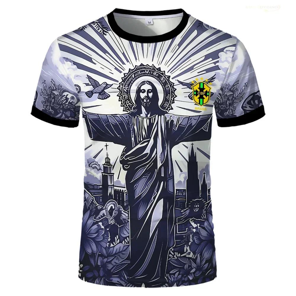 Laoxu Zomer Voetbal Training Top Brazilië Special Edition Jesus Zwart Grijs Voetbalshirt Volwassenen Kinderen Outdoor Snel drogend Top 6XL M