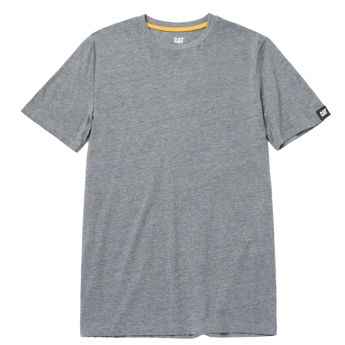 Caterpillar Heren Essentials T-shirt met korte mouwen S grijs