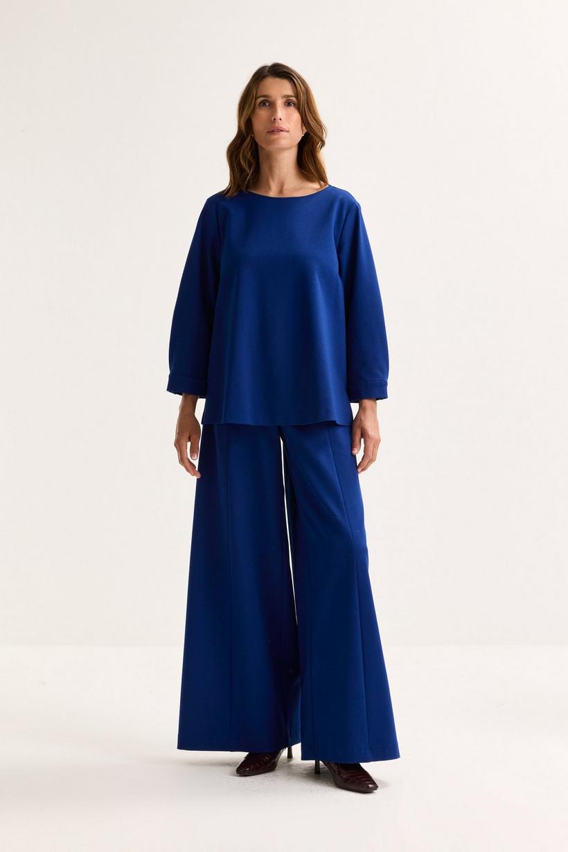 Améline Extra Wijde Broek In Milano Jersey