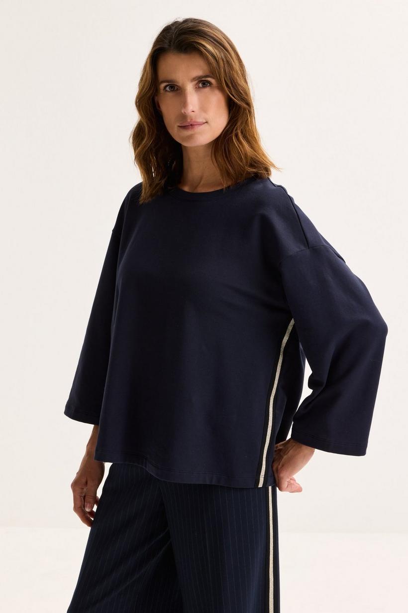 Améline Sweatshirt Met Ronde Hals En Lurexbies