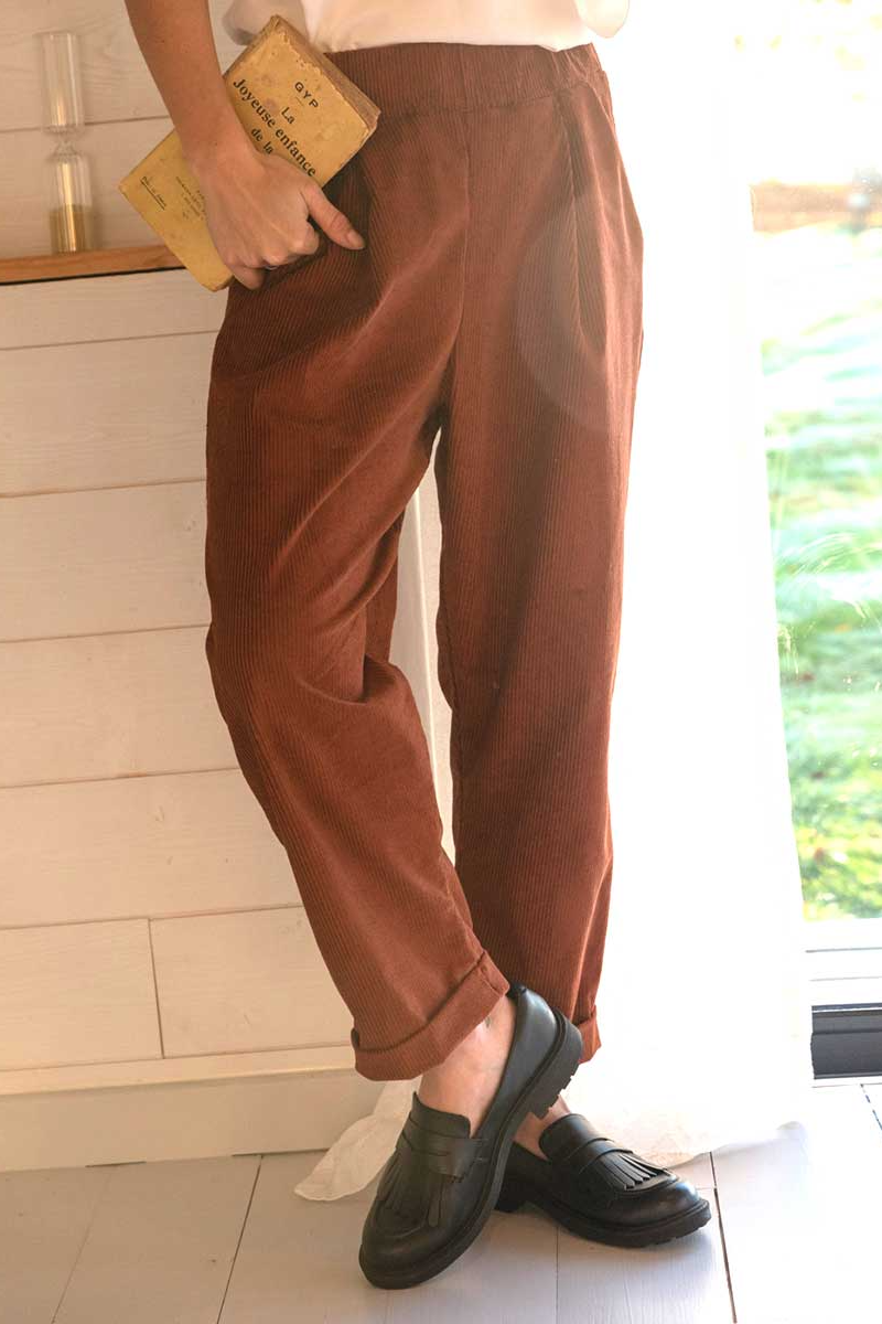 Widda Damen vegan Hose Sepp Caramel Terra