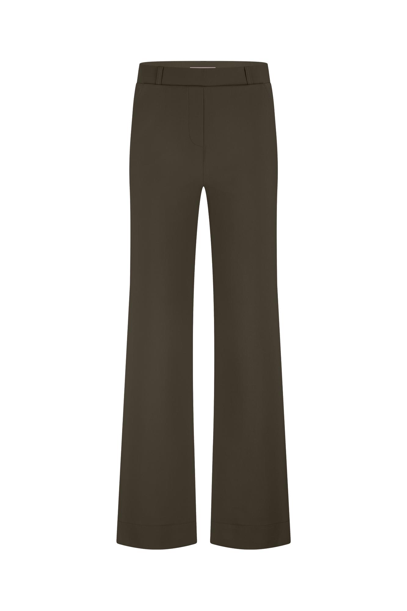 Studio Anneloes lexie bonded trousers 94801 8700 espresso